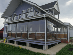 Гибкие окна для террасы